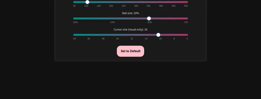 Official antiBallsheet page lower section showing browser game and stat-oriented interface elements