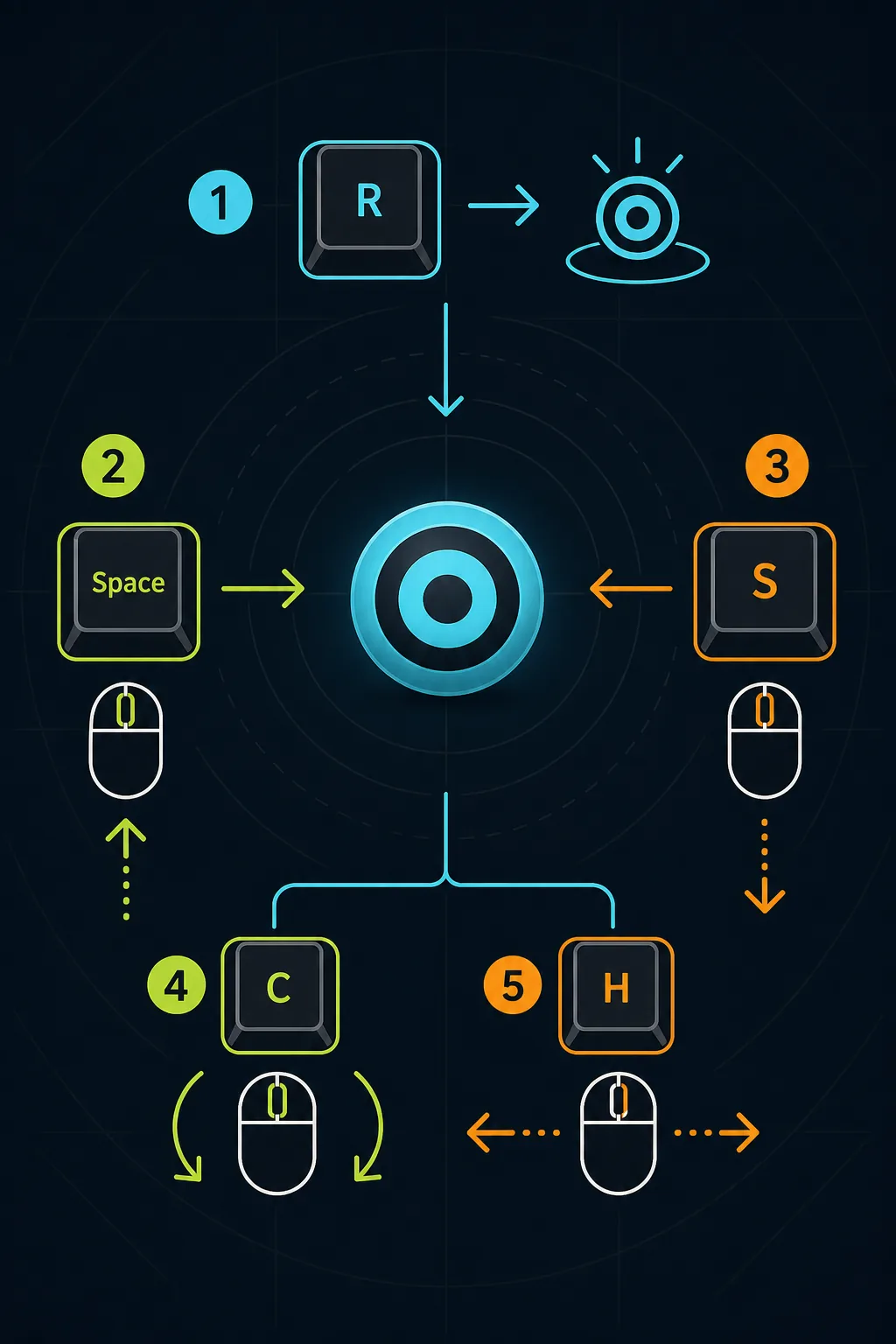 Editorial BallSheet controls reference showing restart, stats, color, buttons, cursor, and high-score reset shortcuts.